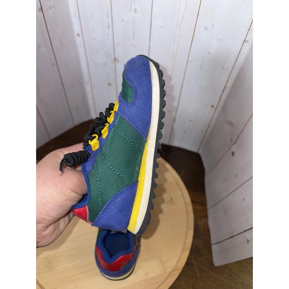 Polo Ralph Lauren Colorblock Oryion II Suede Sneakers Kids Size‎ 8 Toddler